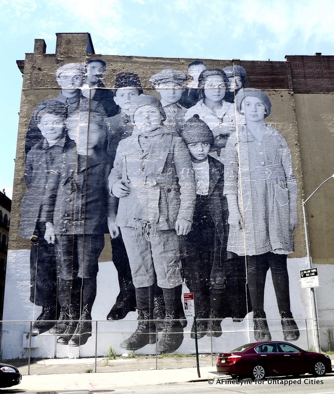 Unframed Ellis Island JR Mural Tribeca Untapped Cities AFineLyne