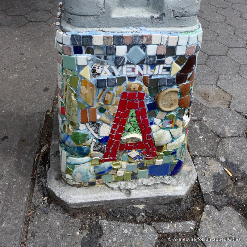1-At Tompkins Sq Pk Entrance Mosaic Man Untapped Cities AFineLyne
