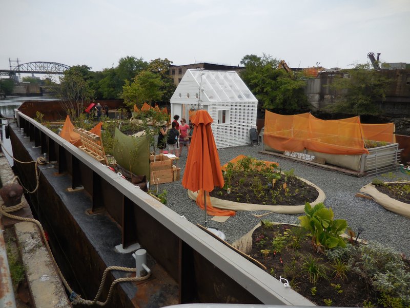 Swale-Concrete Plant Park-Floating Edible Forest-Barge-NYC