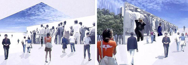 9-11 Memorial-Competition Submissions-2003-NYC That Never Was-World Trade Center. Levine-007
