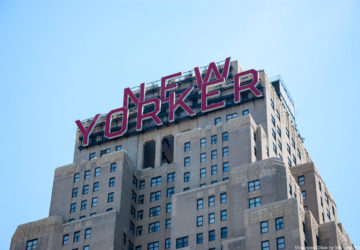 New Yorker Hotel sign