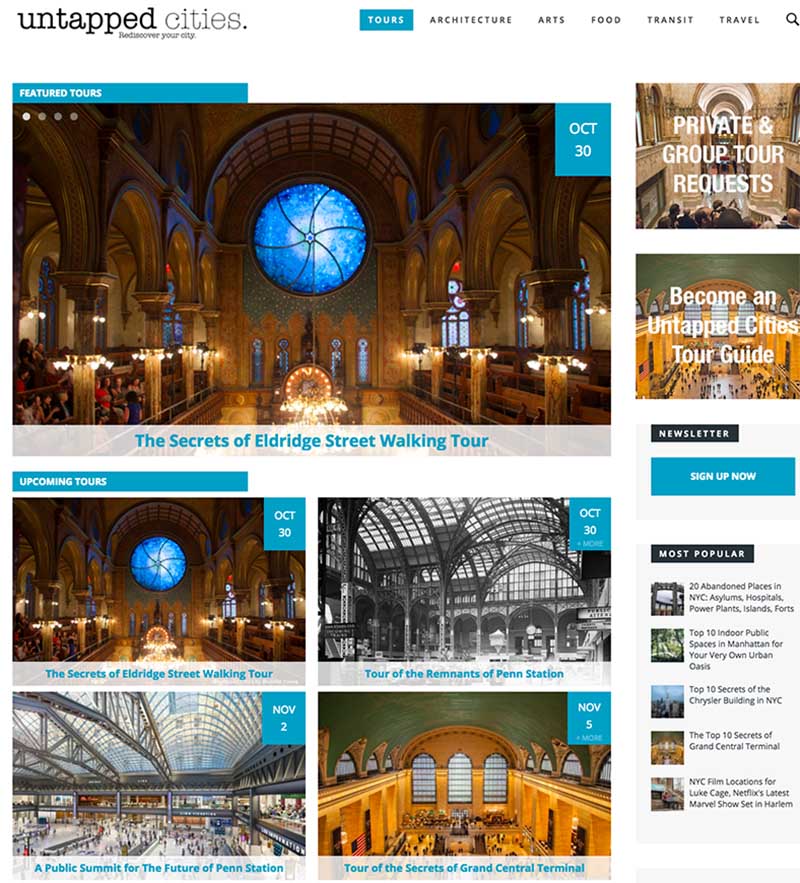 untapped-cities-new-web-design-tours
