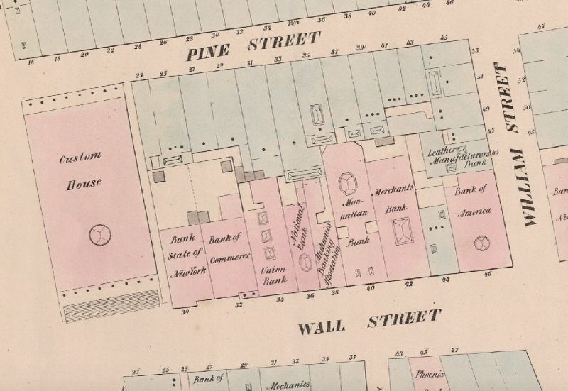lower-manhattan-wall-street-map-40-wall-street-w-perris-maps-of-the-city-of-new-york-atlas-1852-nyc