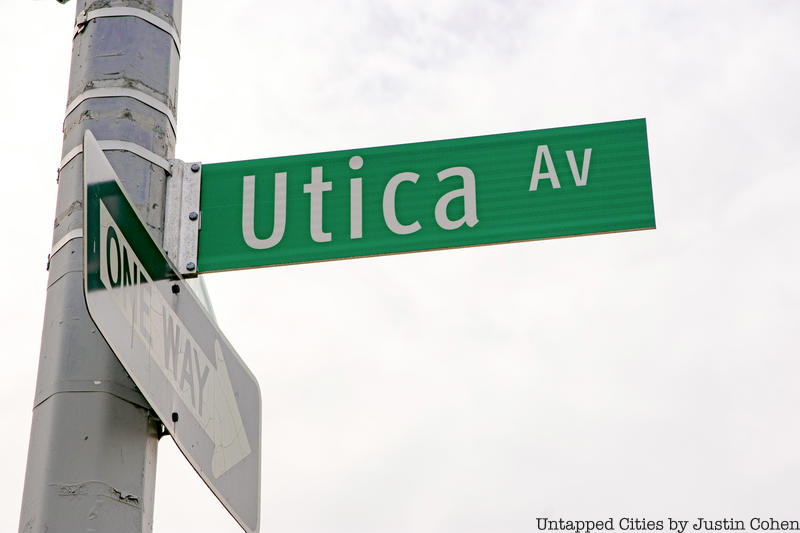 Utica Avenue street sign