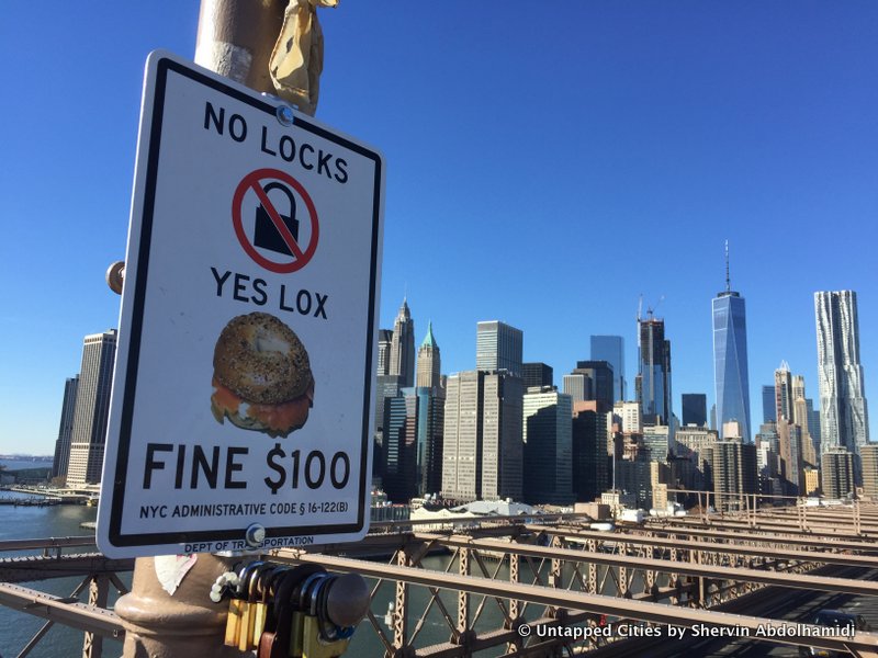 No locks yes lox sign
