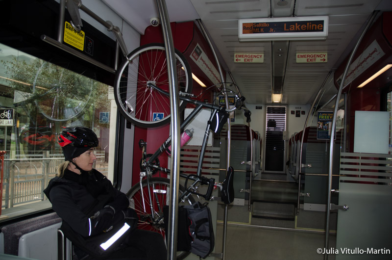MetroRail to Lakeline bike rack
