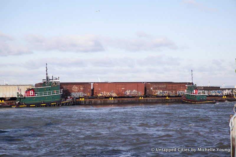 Floating Freight Barge Train Rail Line-New York New Jersey Rail-65th Street Rail Yard-Greenville-New Jersey-Port Authority NY NJ-Brooklyn-NYC_27