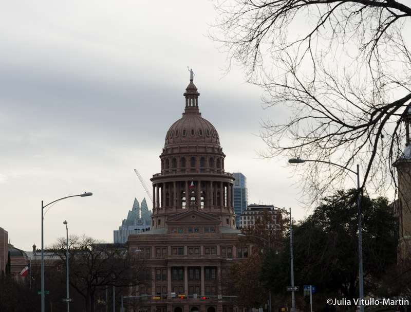 Texas State Capitol with Goddess of Liberty