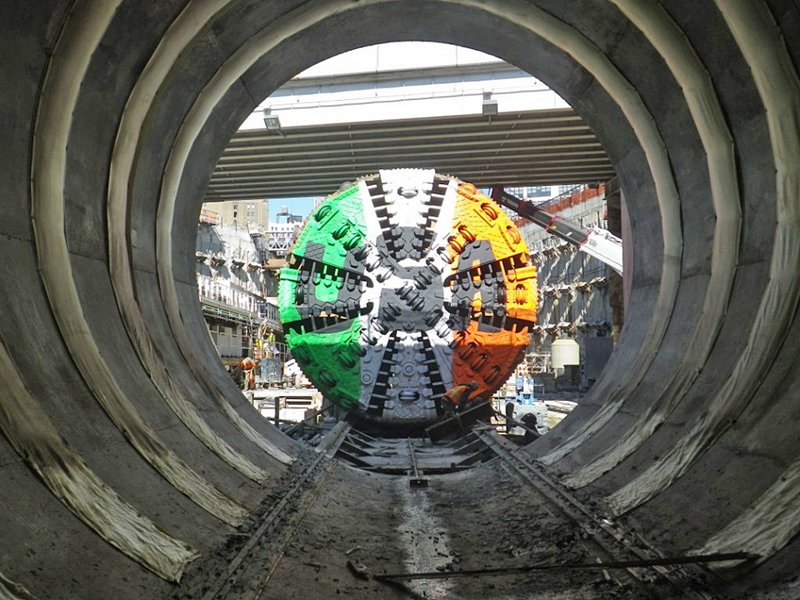 Seli-Tunnel Boring Machine-Below Park Avenue-37th 38th Street-East Side Access Construction-NYC-002