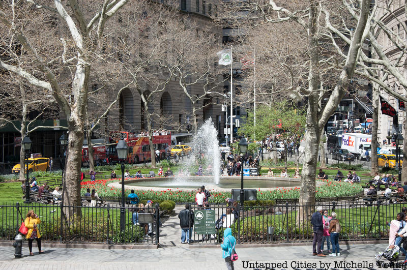 Bowling Green, one of NYC's revolutionary war sites