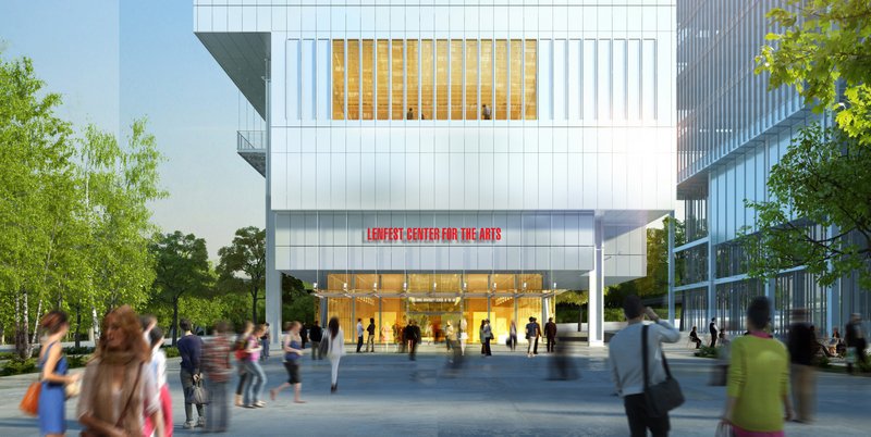 Columbia University-Lenfest Center For The Arts-Rendering By-Renzo Piano Building Workshop-Davis Brody Bond-Harlem-NYC