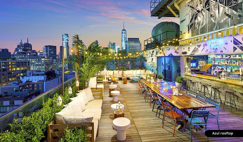 Hotel-Hugo-Azul Rooftop-Soho-NYC