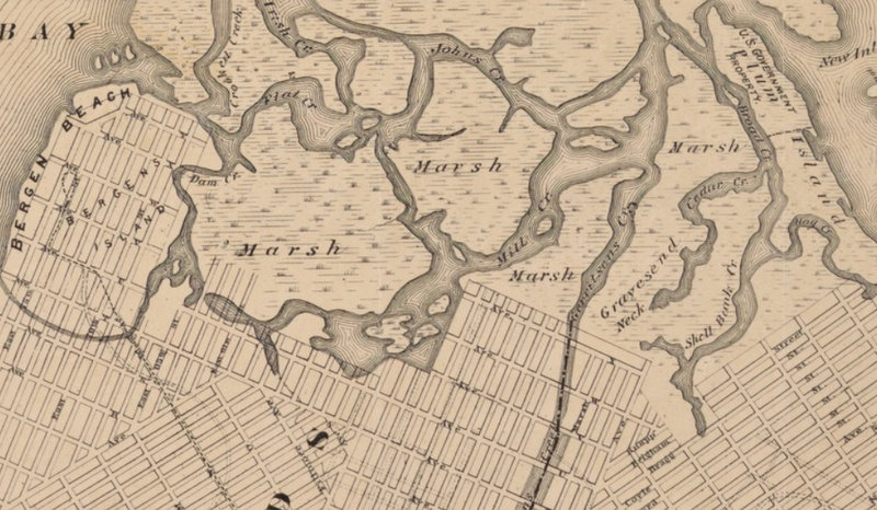 Jamaica Bay-1898 Map of the Borough of Brooklyn Published for the Brooklyn Directory-NYPL Map Collection-NYC-2