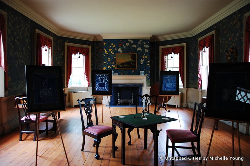 the interior of the Morris Jumel mansion