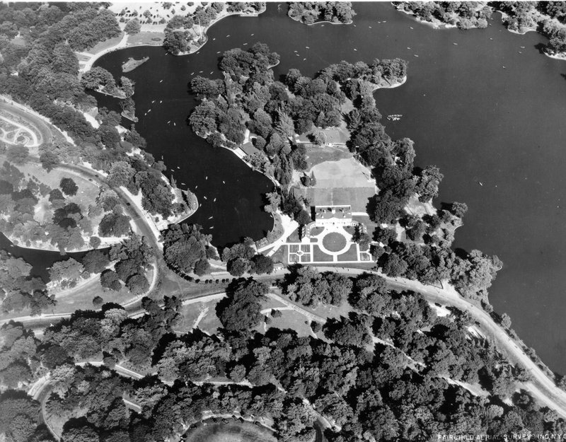 Replica of Mt Vernon-Prospect Park-Brooklyn-1932-Bicentennial George Washington Birthday-Robert Moses-NYC-