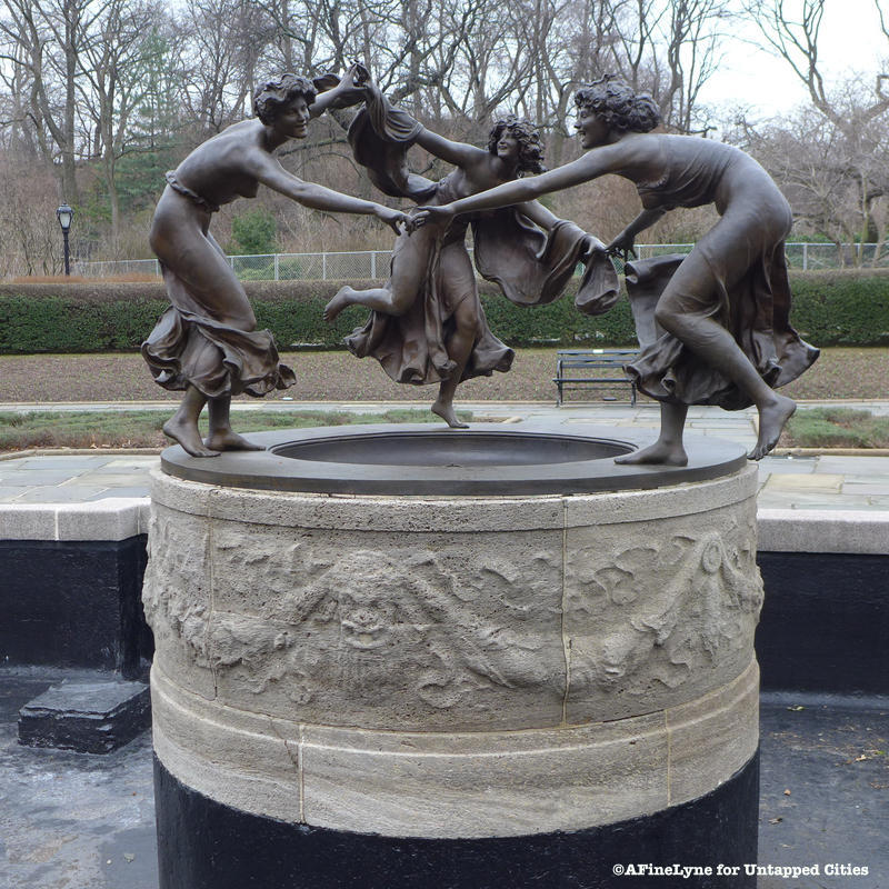 Three Dancing Maidens Fountain by Walter Schott Untapped Cities AFineLyne