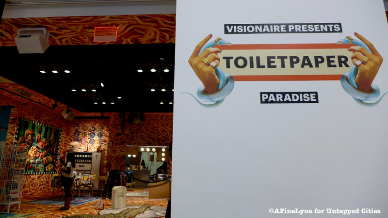 Visionaire Presents the exhibit Toilet Paper Paradise Untapped Cities AFineLyne