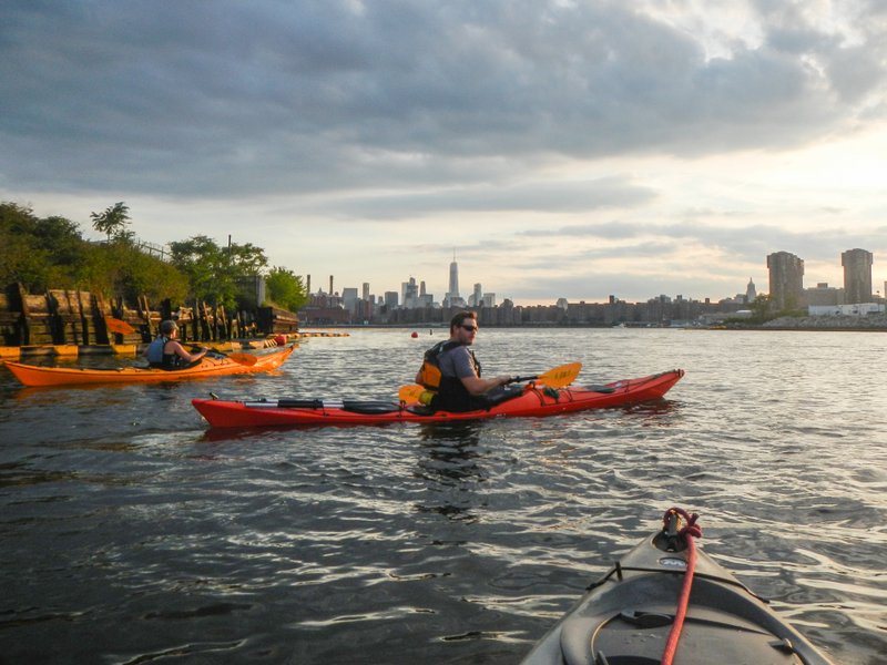 kayak on the East River