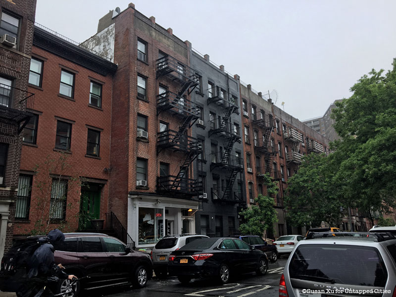 Diane di Prima's first New York City apartment on E. 5th Street. 