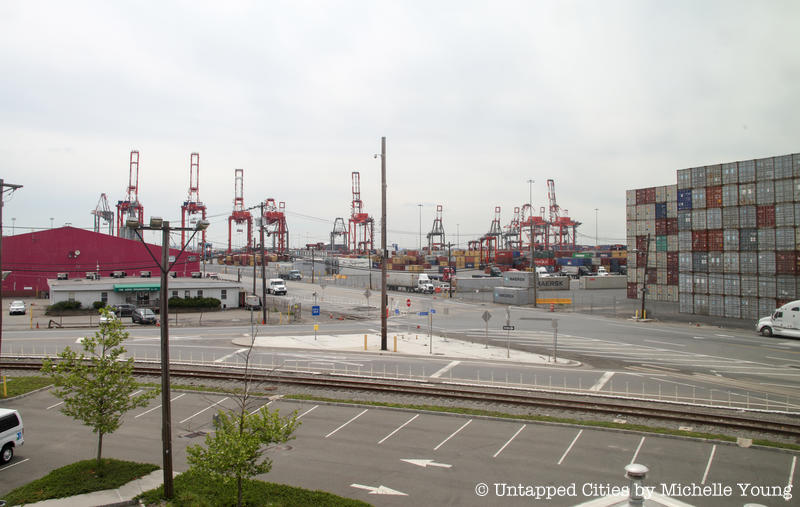 View of the Port Newark-Elizabeth Marine Terminal