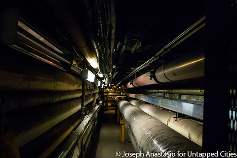 One of Columbia University's many steam tunnels.