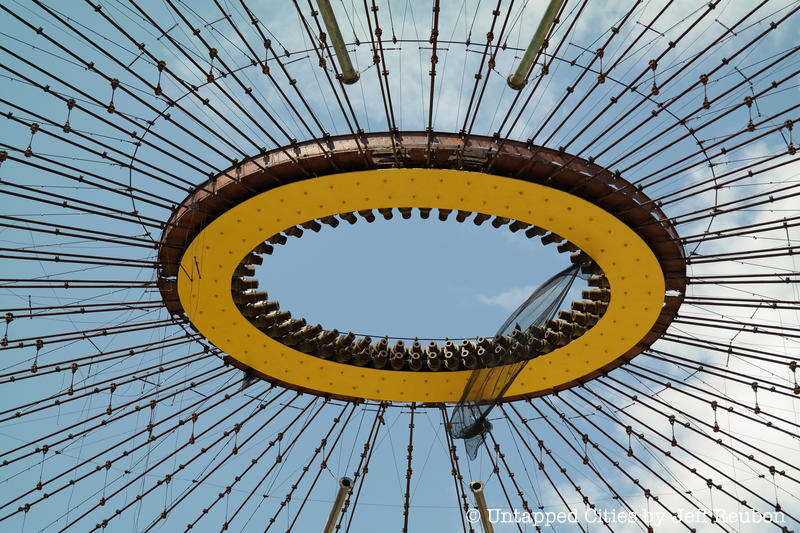 The abandoned New York State Pavilion