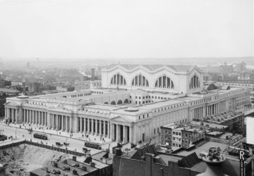 Original Penn Station building from above