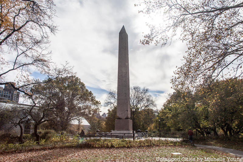 Cleopatra's needle in Central Park