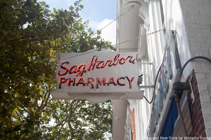 Sar Harbor Pharmacy sign