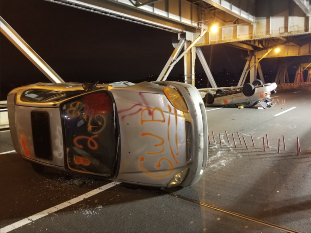 car accident george washington bridge 2021