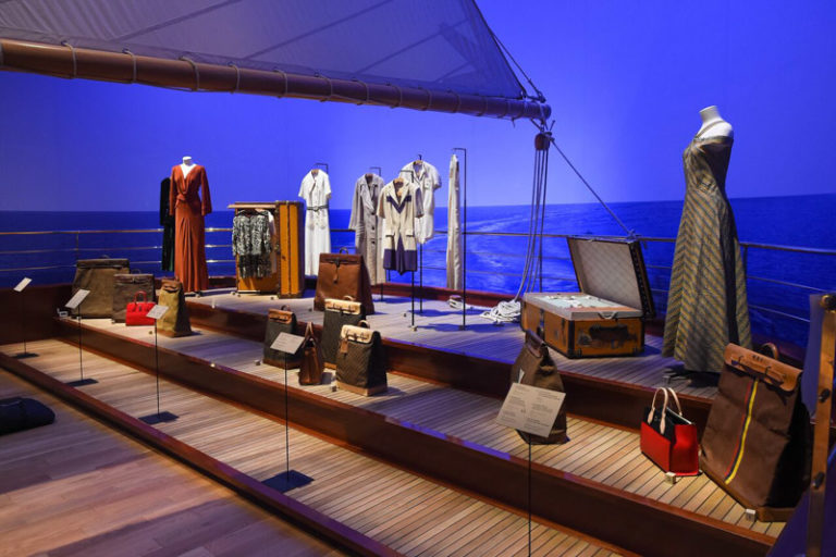 Enter the World of Louis Vuitton at Exhibition Volez Voguez Voyagez in