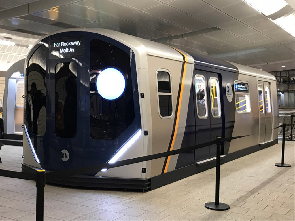 A Sneak Peek at the MTA's New Open Gangway Subway Car Prototype