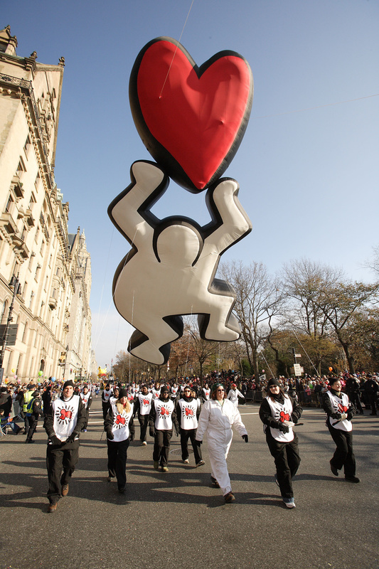 Keith Haring Balloon at the Macy's thanksgiving Day Parade