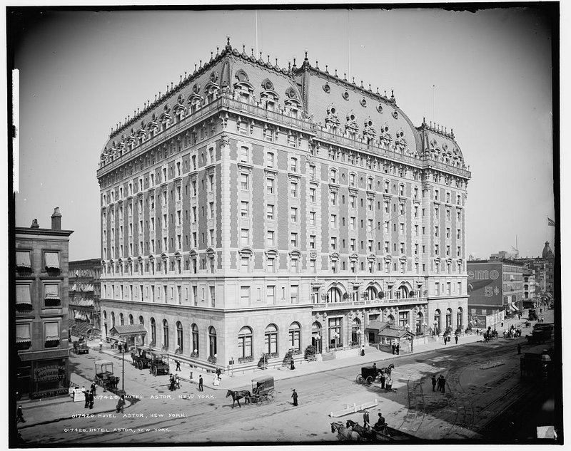 The lost Hotel Astor in Times Square