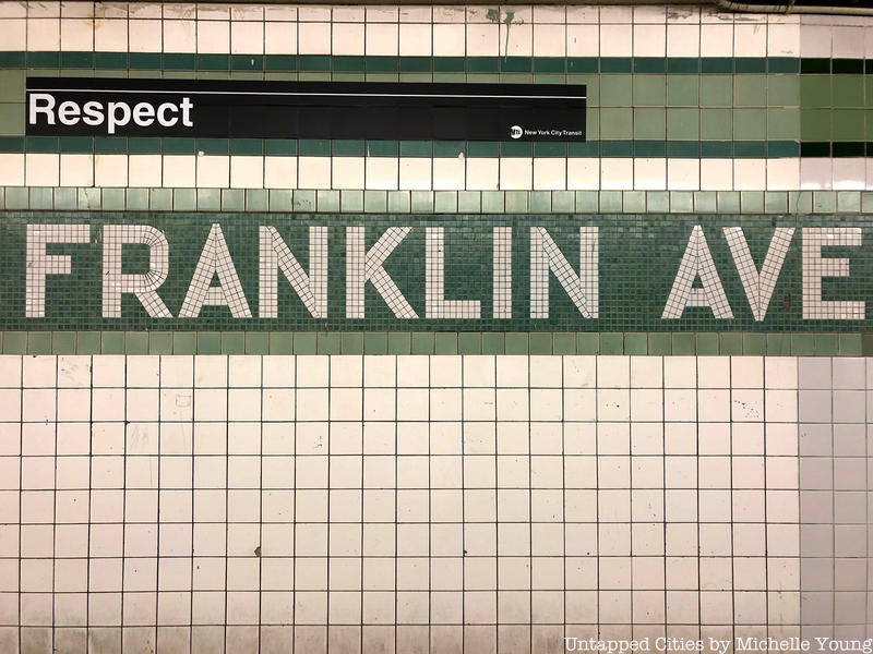 Aretha Franklin tribute in the subway