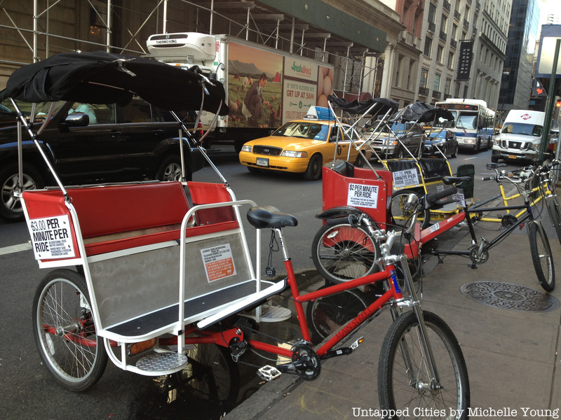 Pedicabs in NYC