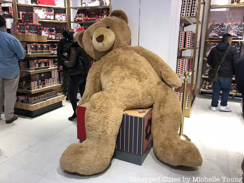 big teddy bear in store