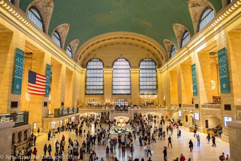 A wide view of Grand Central Terminal's main concourse