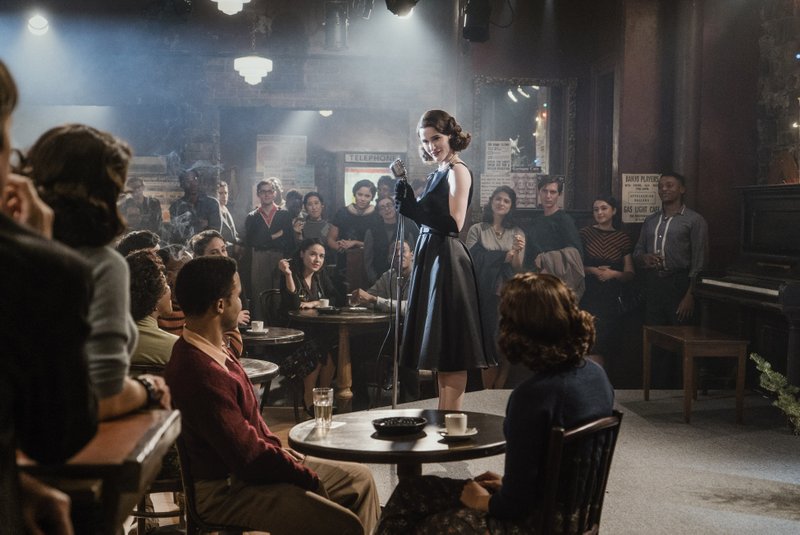 Midge at the Gaslight Cafe in The Marvelous Mrs. Maisel