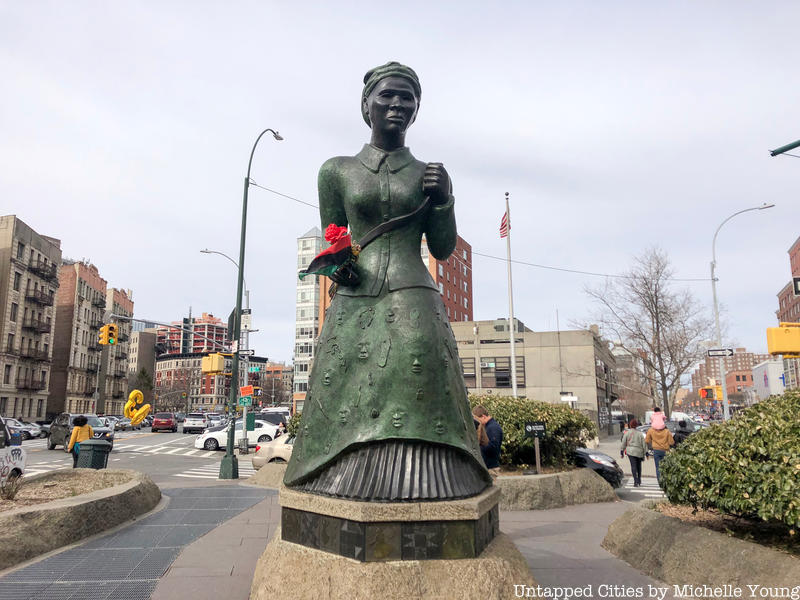 Harriet Tubman Swing Low sculpture