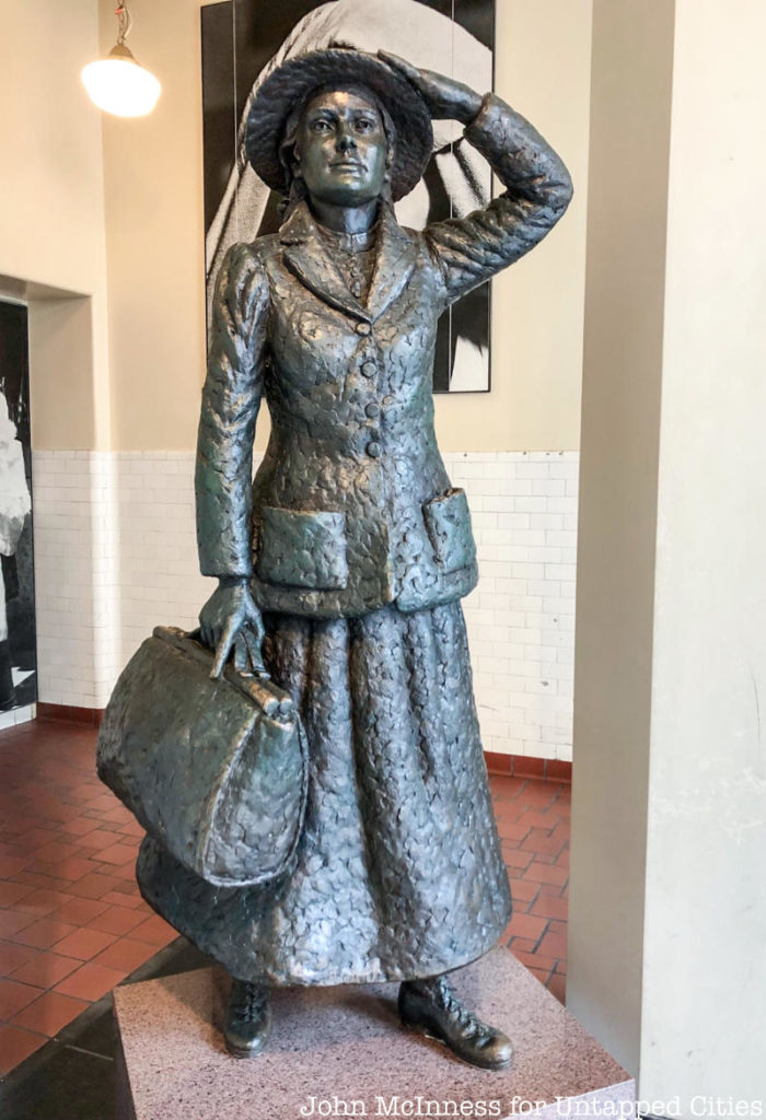 Annie Moore statue at Ellis Island