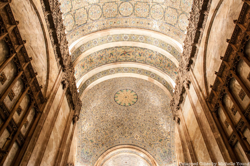ceiling of the Woolworth Building's lobby