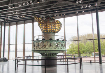 Torch in Statue of Liberty Museum