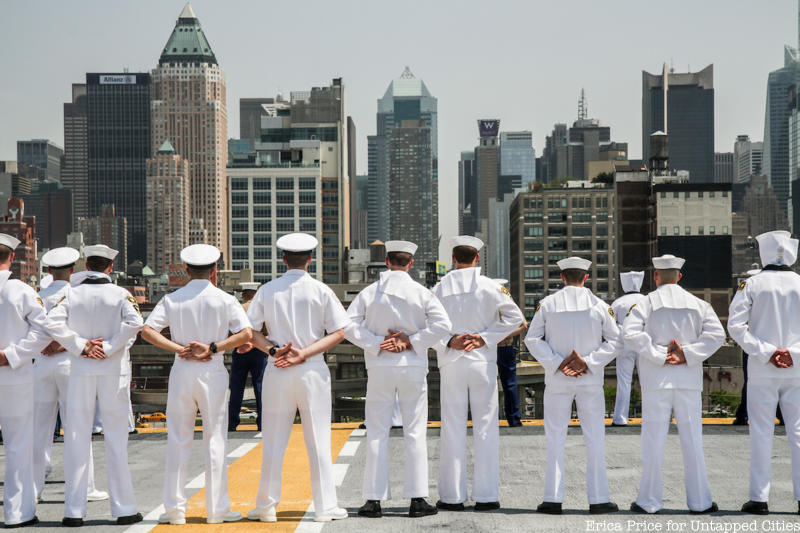 Memorial Day on navy boat