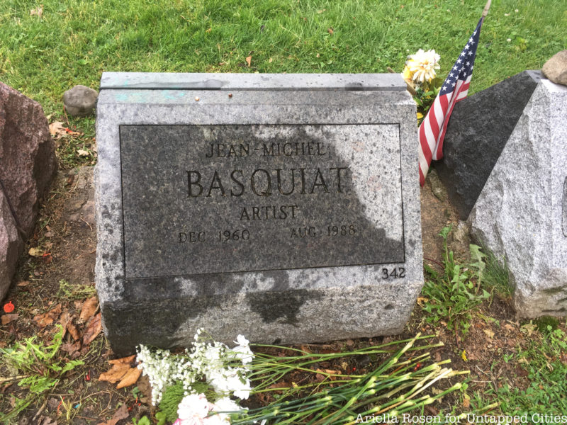 Basquiat's headstone