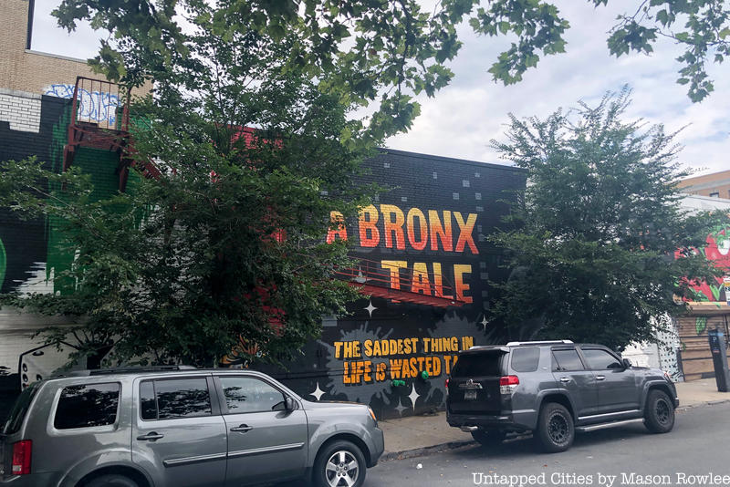 A Bronx Tale mural on Arthur Avenue