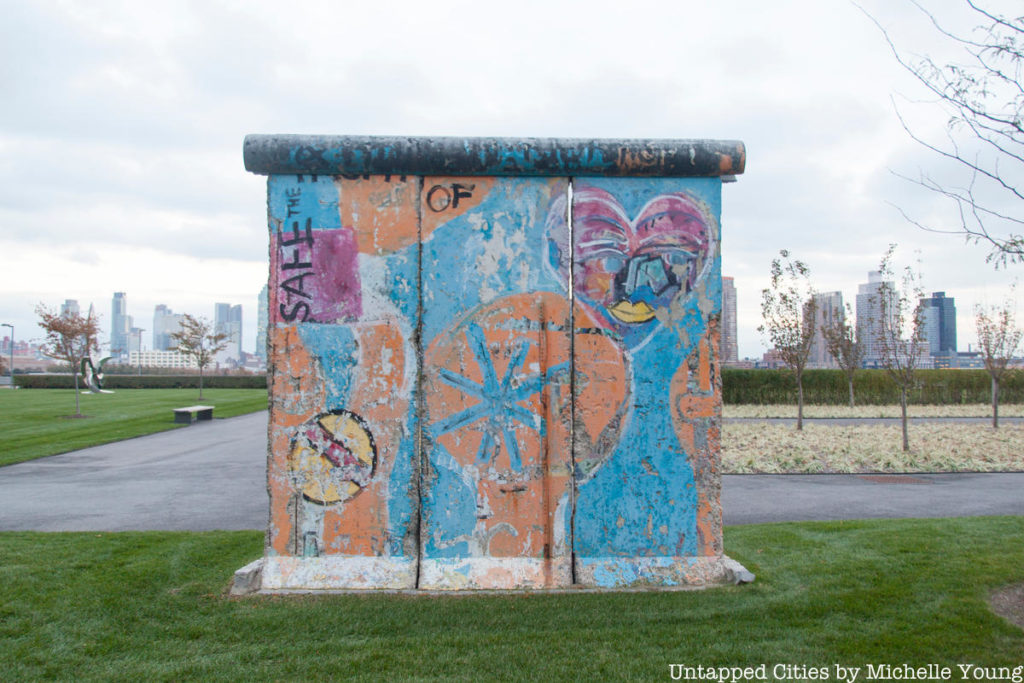 The Pieces of the Berlin Wall in the United Nations Sculpture Garden