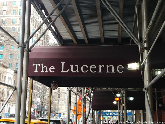 awning of The Lucerne
