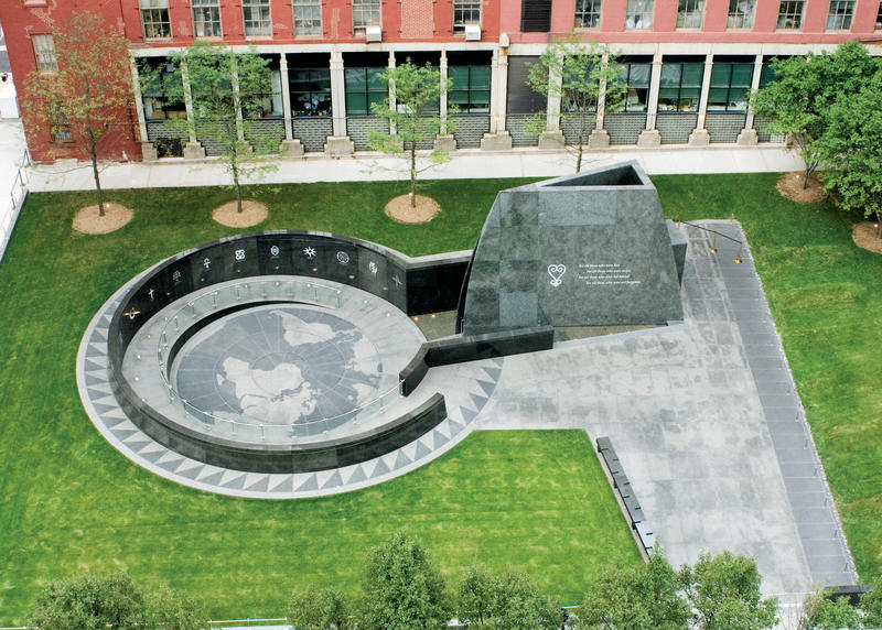 Overhead View of the African Burial Ground