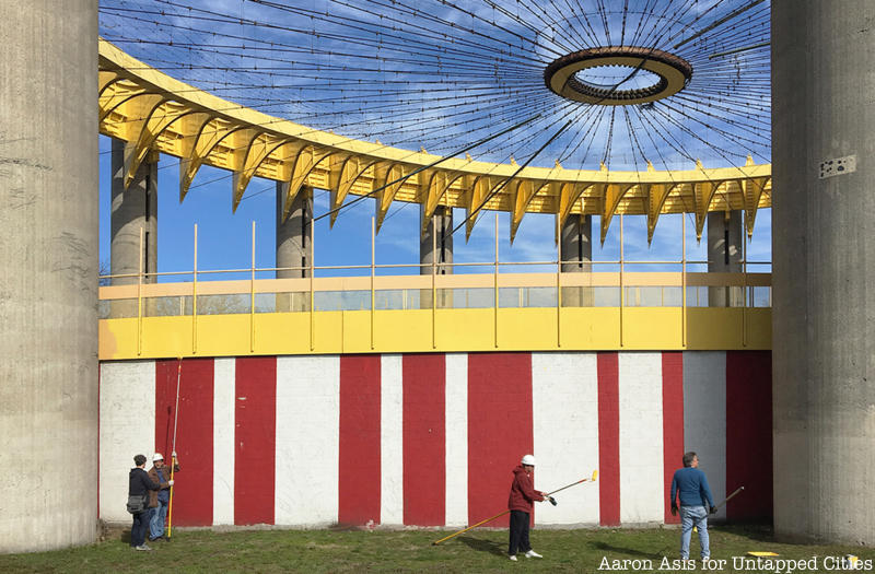 Paint Crew at the New York State Pavilion